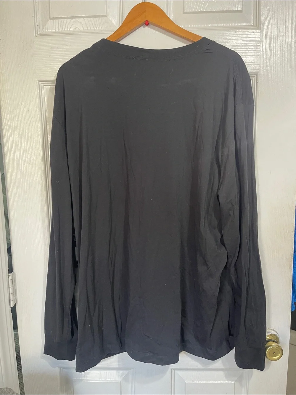 Men’s True Religion - Black Long-Sleeve Logo Tee